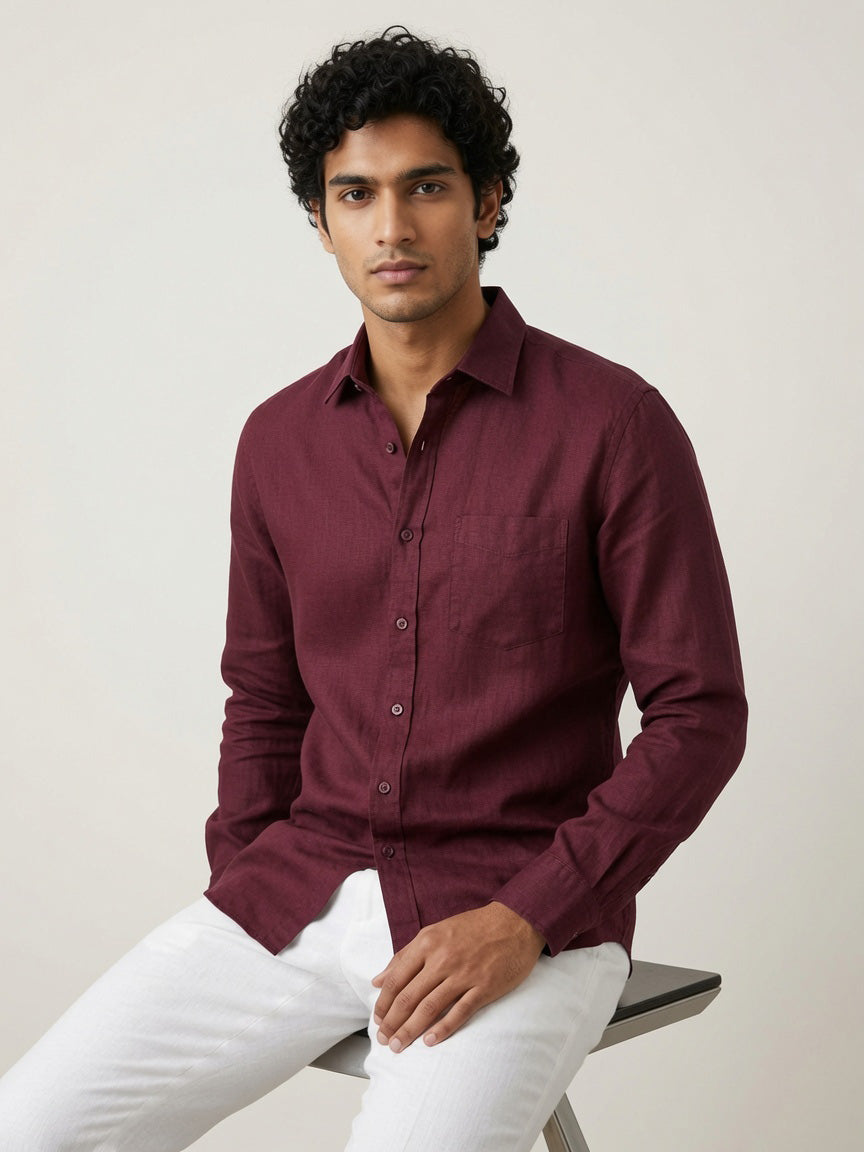 Shirt - Wine